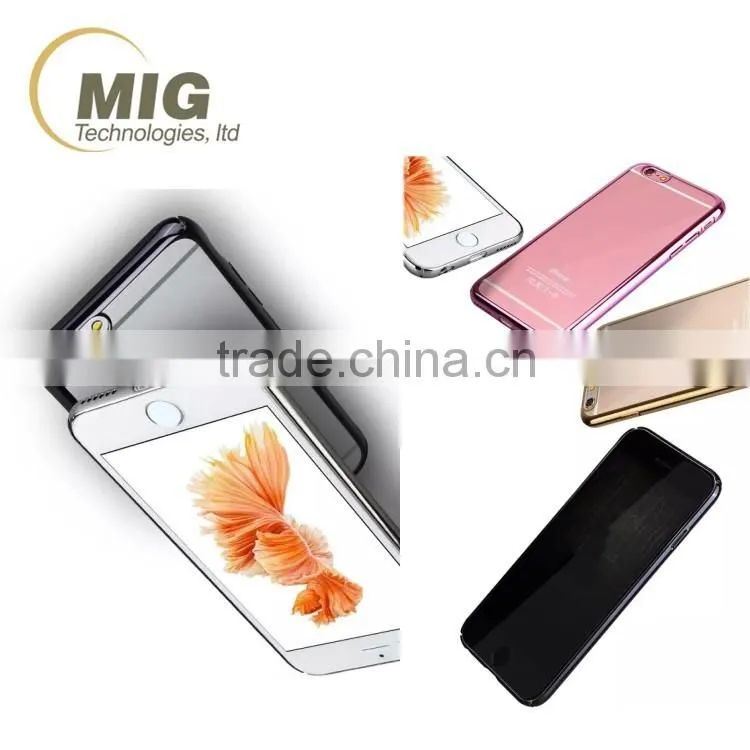 Hot sale Soft TPU Incoming Call LED Blink Transparent Back Case Cover for iphone 6/6s/6 plus