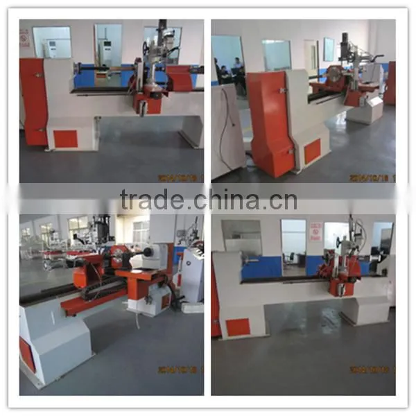 double spindle cnc lathe machine