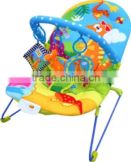 Animal Paradise Baby Bouncer, light weighted musical baby rocker cradles with lovely toys