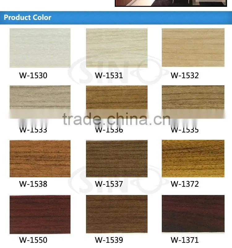 SINO W1398 1.24*50M High Quality Decoration Film For Wood Furniture