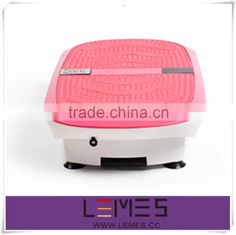 2015 LEMES ulrathin oscillating vibration plate machine crazy fit massager