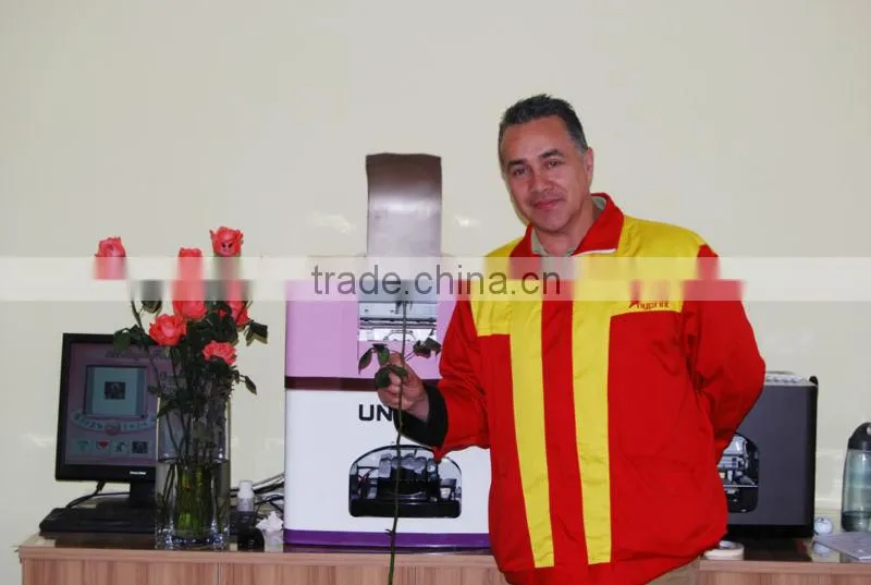 cheap and digital lily flower printer,rose printer,easy to operate