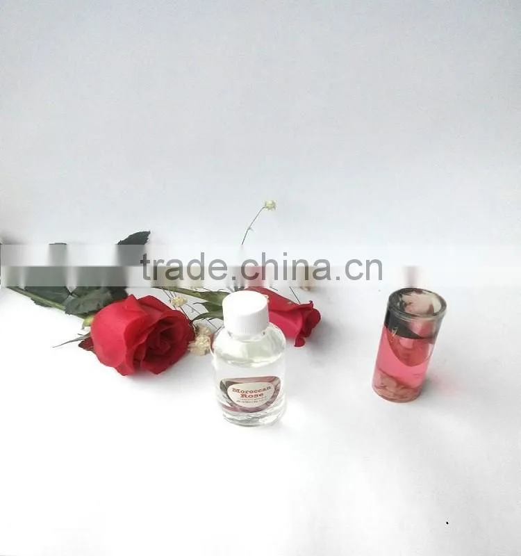 Wholesale Rose Aroma Scented Reed Diffuser And Craft Crystal Candle For Decoration