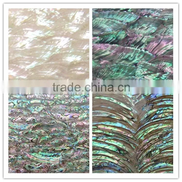 high quality green natural abalone/paua mother of pearl shell paper shell sheets
