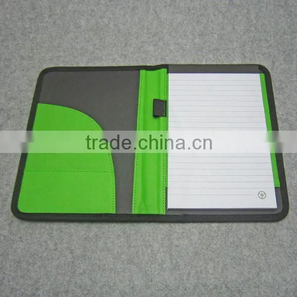 A5 Leather conference fIle folder