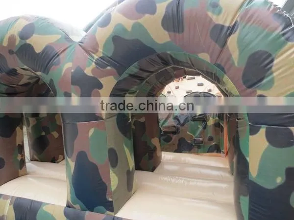 Military inflatable obstacle course