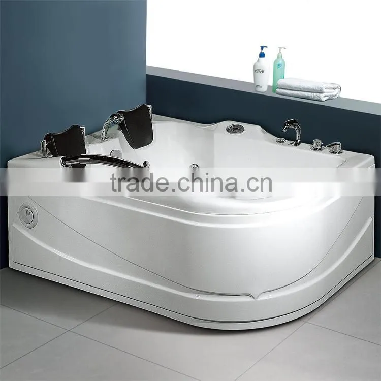 Q311Economic Square Glass Acrylic Whirlpools Massage Bathtub