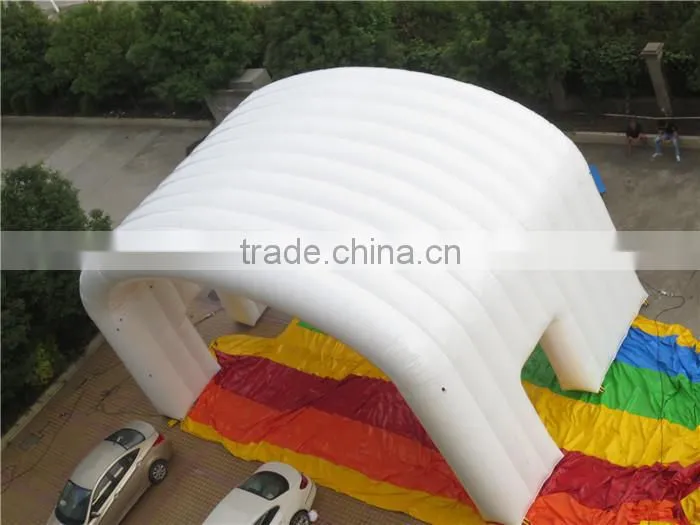 Huge outdoor inflatable white tent for event/exhibition tent