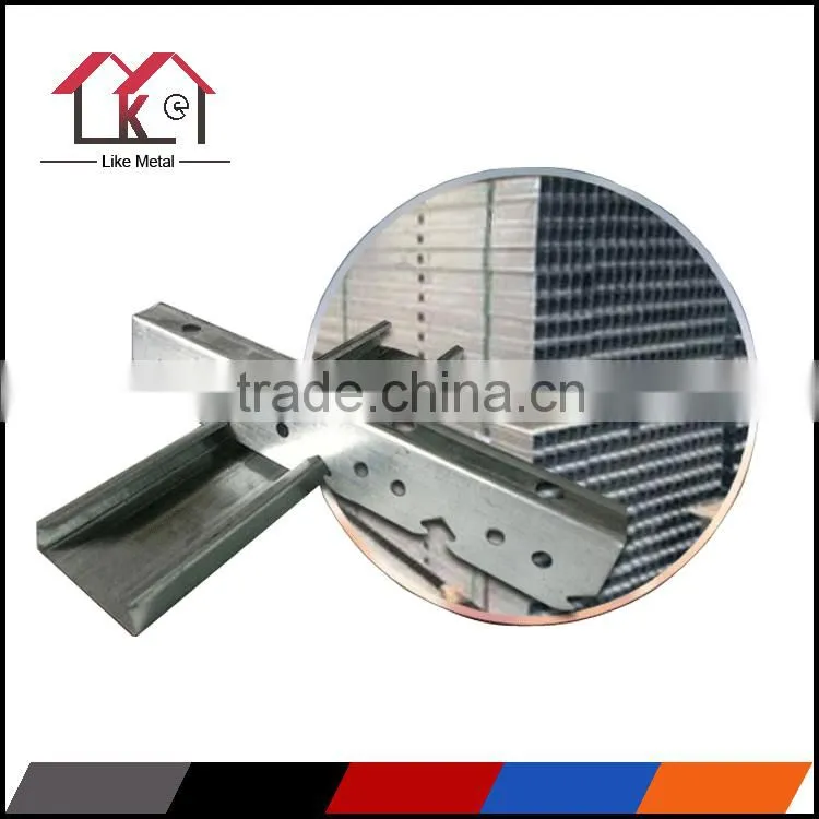 2016 popular Light Steel Channel System V Bar Furring Channel
