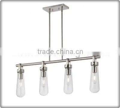 UL CUL Listed Painted Black Kitchen Pendant Lamp With 5 Edison Bulbs C50404