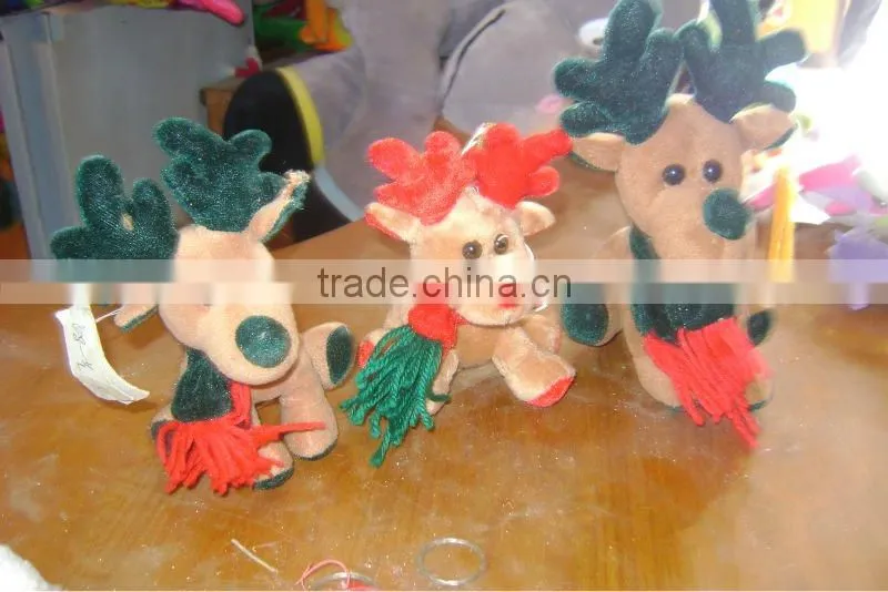 animated brown stuffed plush christmas teddy bear with suit