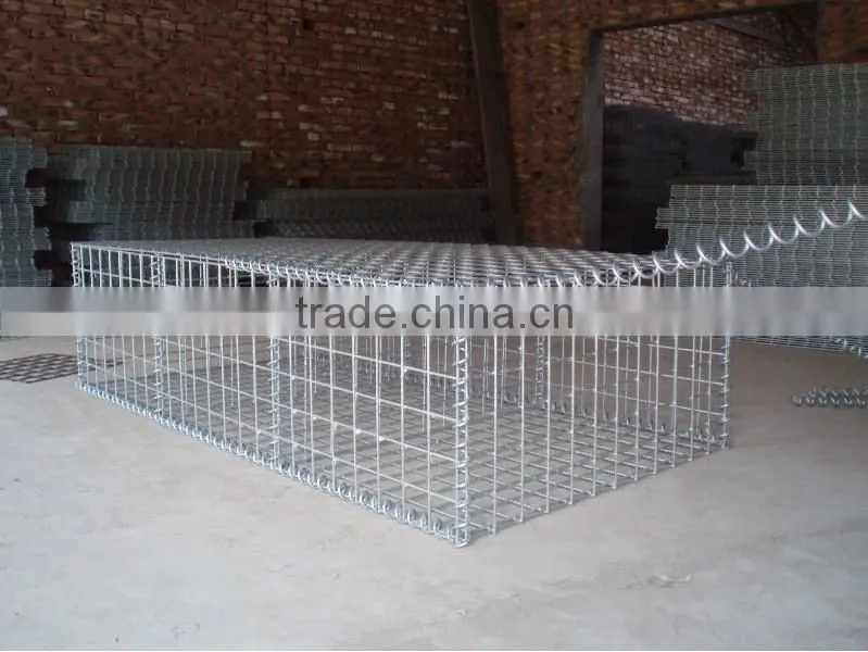 SQ-80*100mm galvanized gabion boxes(professional manufacture)