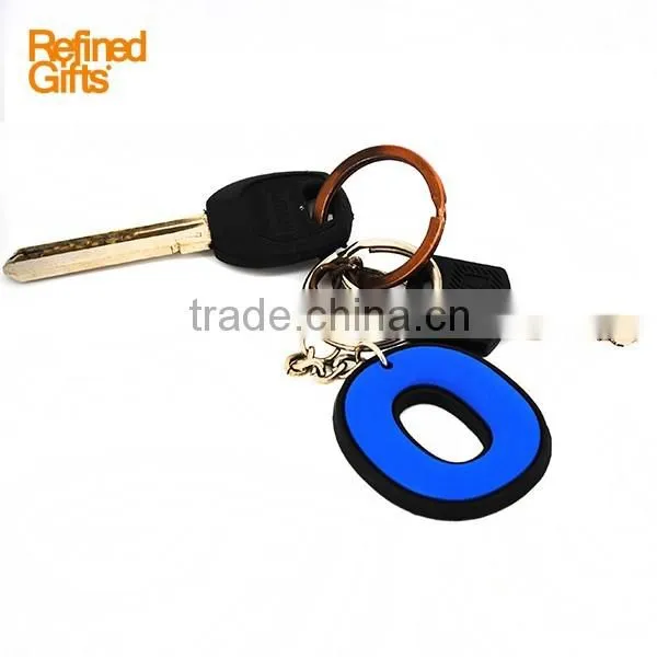 Golden supplier of PVC Rubber Fashion and Novelty PVC Rubber Keychain
