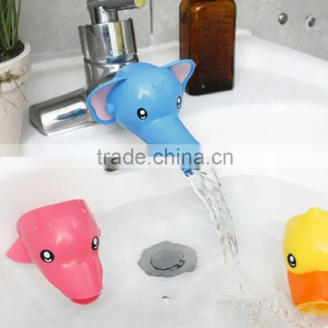 Cartoon baby faucet extender for washing hands