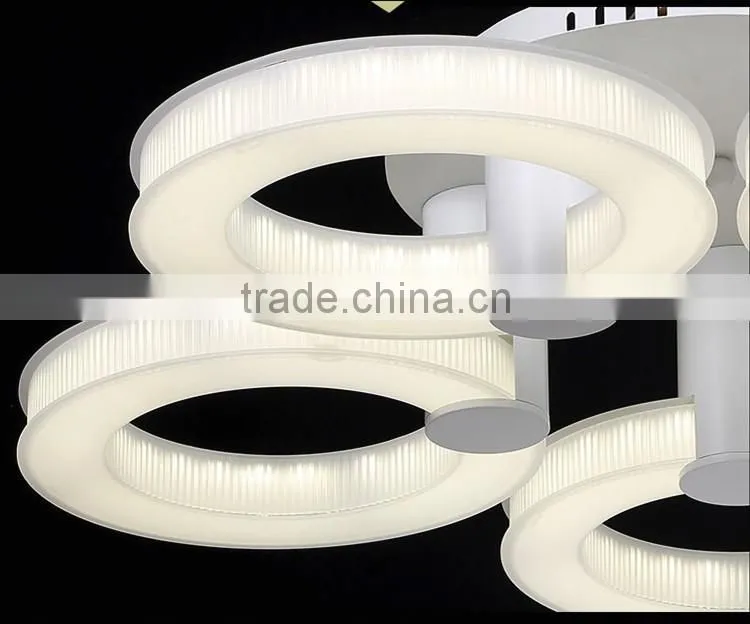 Elegant Ceiling Lights for Restaurant 5 Lights 220V Crystal Ceiling Lamp