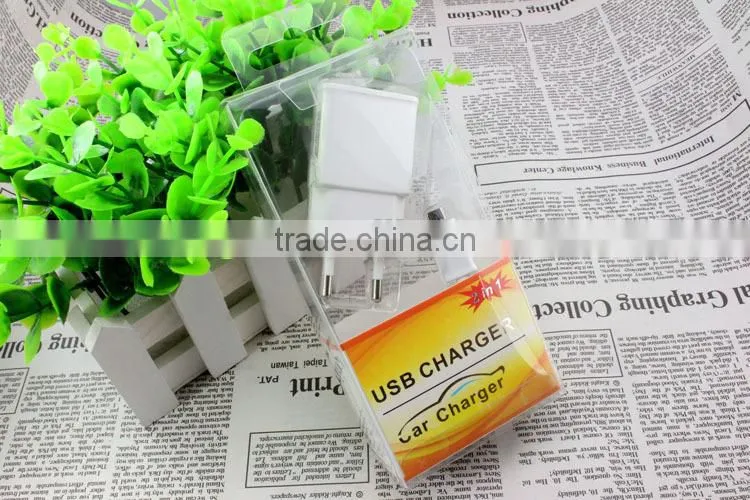 EU Plug AC Power Adapter Charger Mobile Phone Charger for Samsung/iPad PC Tablet