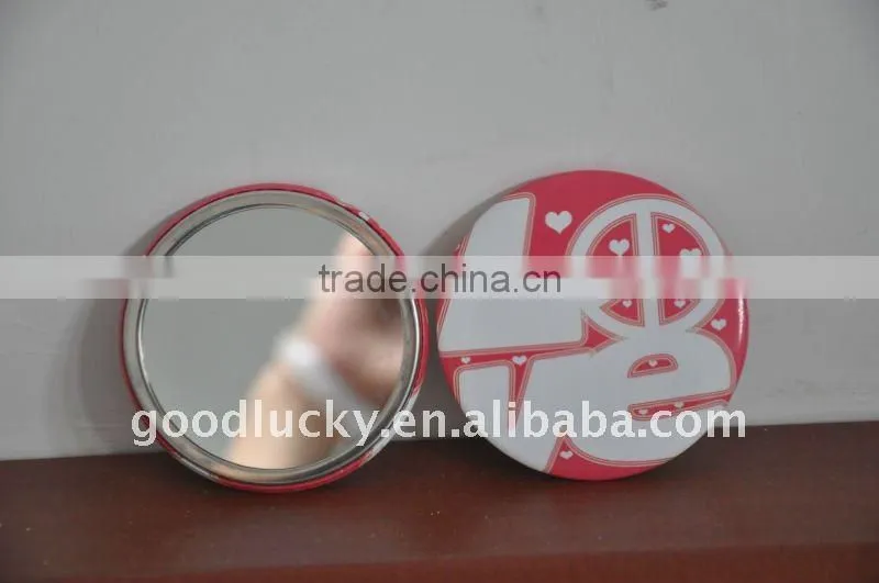 2013 Made in china promotion gift smile mirror keychain