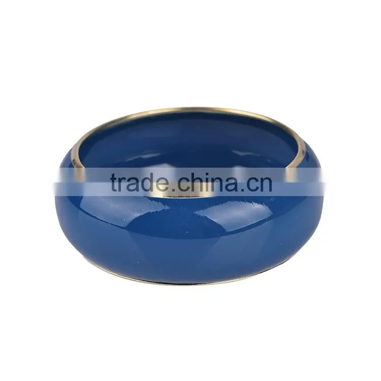 Free sample 2016 new design Coating craft plain stainless steel cuff bangle