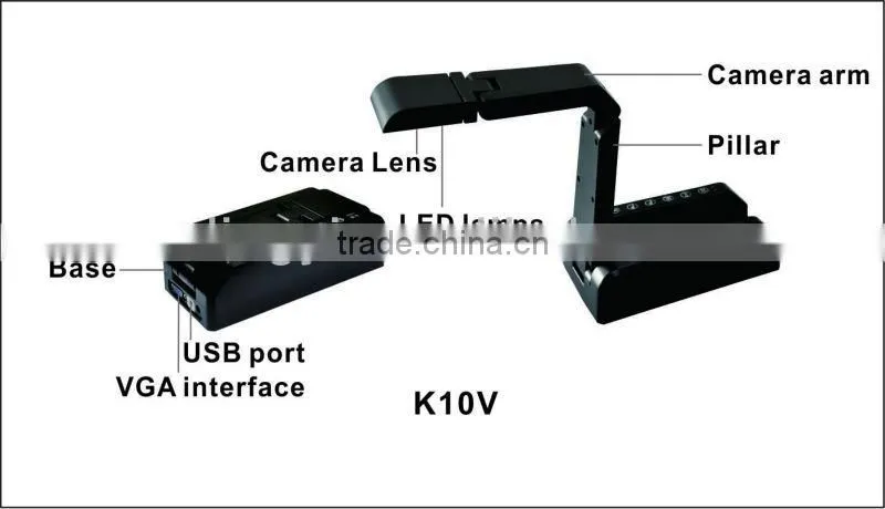 auto focus VGA and USB Dual-Mode Document Camera visual presenter