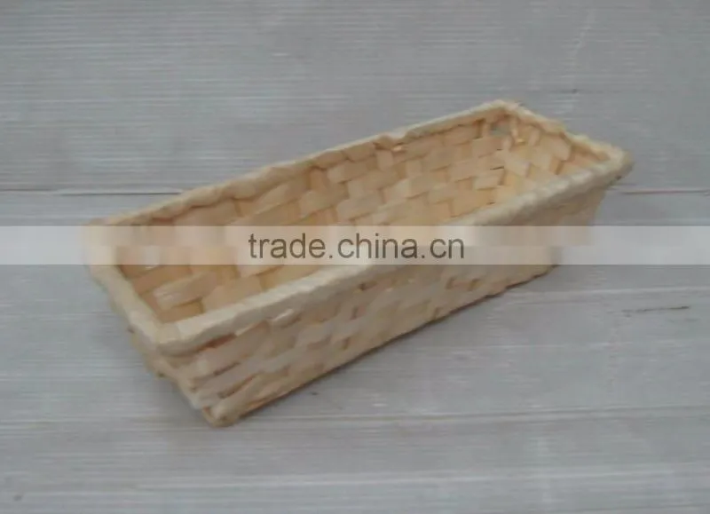 very cheap bamboo bakery storage basket
