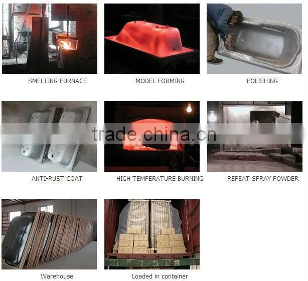 sanitary ware cast iron bathtubs