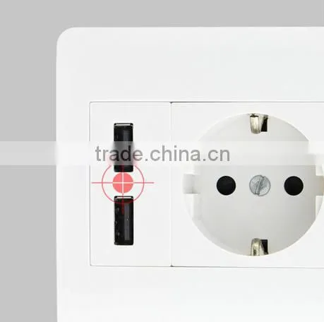 European usb wall socket factory direct with best price