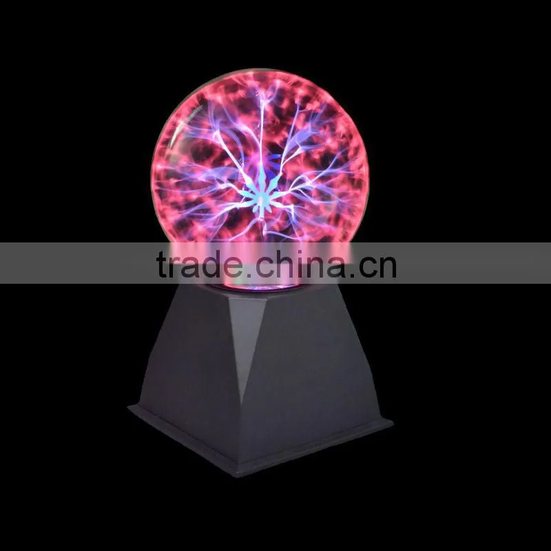 2013 hosttest festival decoration desktop 6 inch plasma light with snowflake