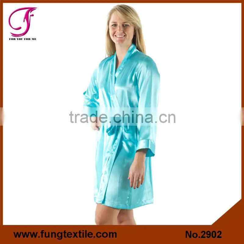 Plain Robe-Short Sleeve and Long Sleeve Available 125 Colors