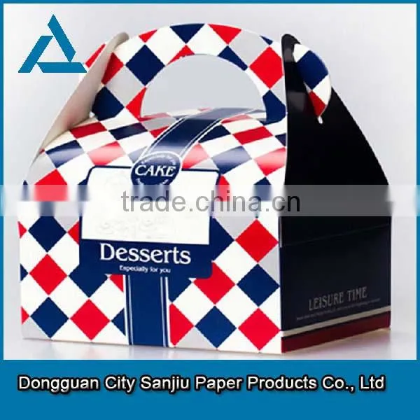 custom cake paper box paper cake case kraft paper cake box