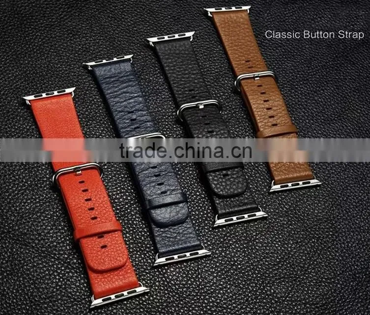 G-Case leather classic pin buckle strap for iwatch