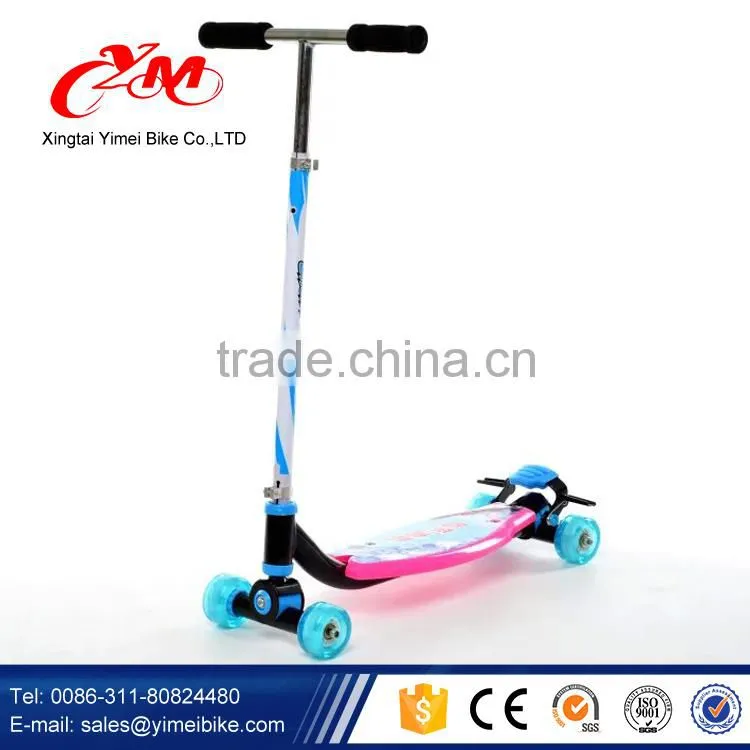 T bar kick scooter for kids / kids' balance with kick scooter PU wheels / children foot pedal kick scooter