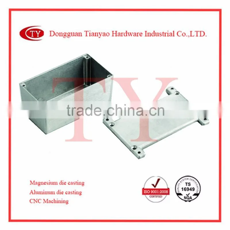 2016 new hardware magnesium die casting electroic device encosures