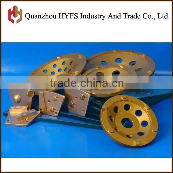 20#,30#,60#,100#,120#,150# Diamond Grinding Segment for Concrete Welding on HTC Pad for Grinder