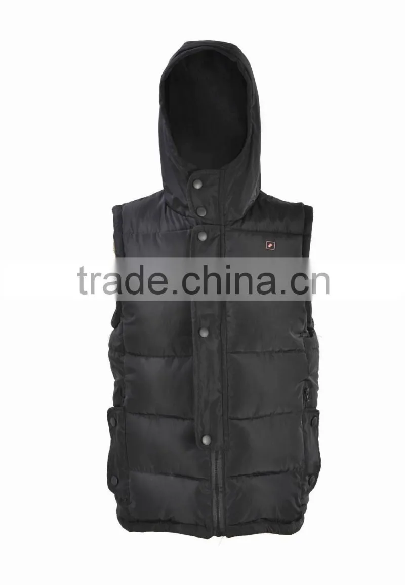 Waterproof Mens Winter Padded Vest Battery Heated Vest