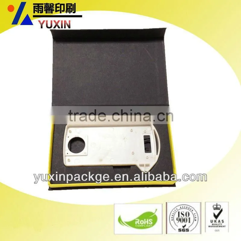 black magnet iphone5 case packing box with EVA insert