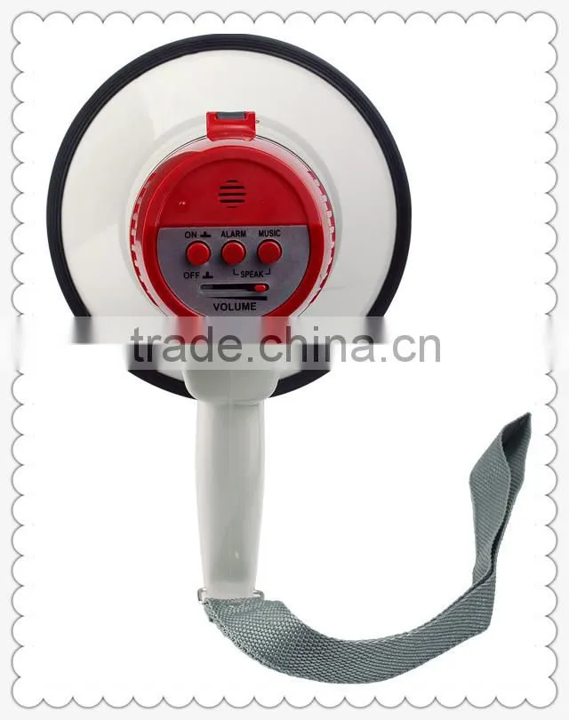 ABS music&alarm megaphone