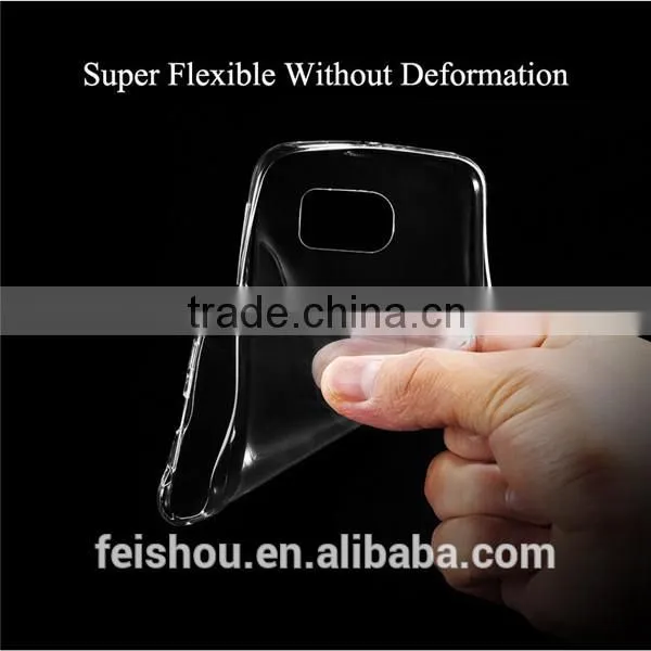 Factory Outlet Soft Transparent Clear TPU Case for Samsung Galaxy S6 G9200