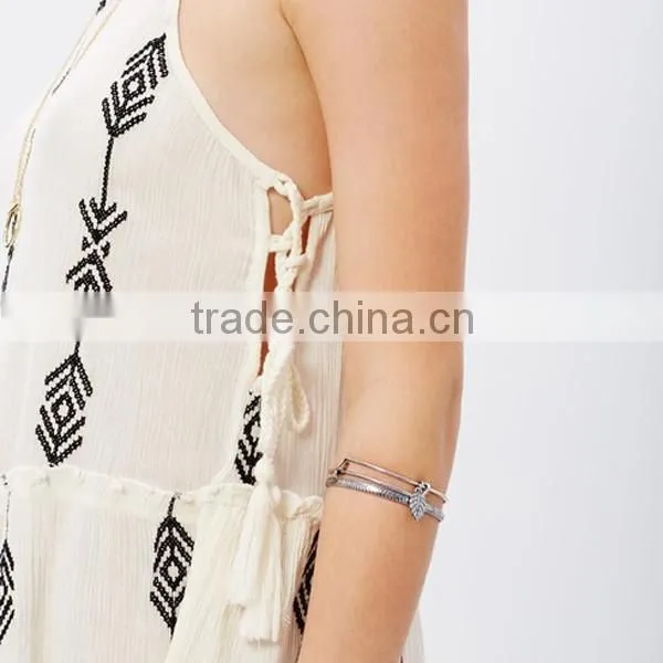 Hot Selling Adorable Fashion Black Embroidery Ladies Western Dress Designs