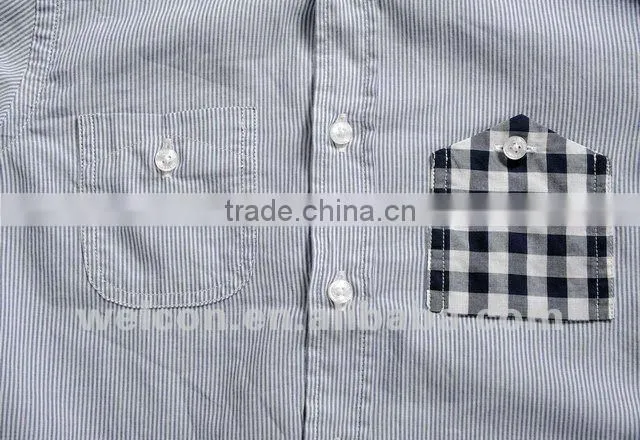 new fashion design brand OEM in china long sleeve kids shirt cotton kids clothing