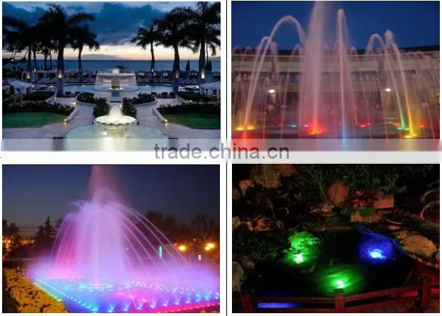 IP68 3W stainless steel small RGB LED Underwater light
