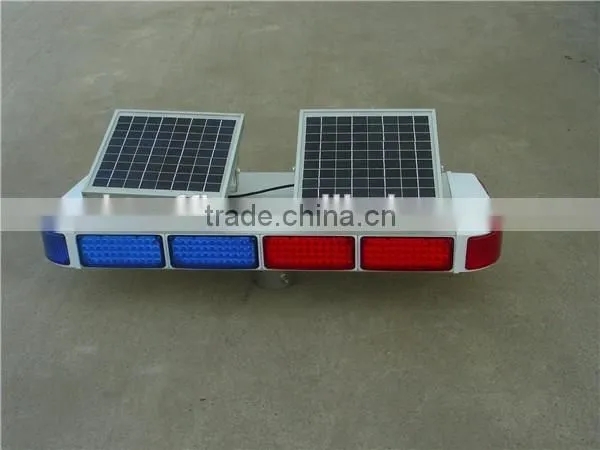 LED traffic warning singal solar battery powered led open signs