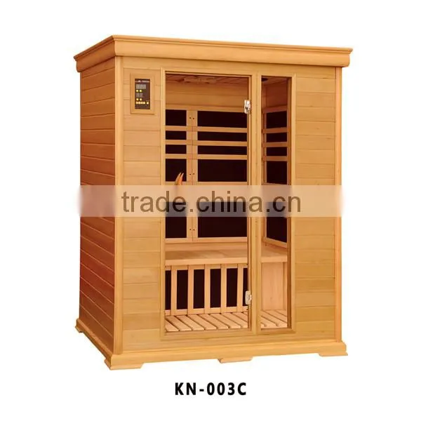 Far infrared design+glas+sauna KN-003C