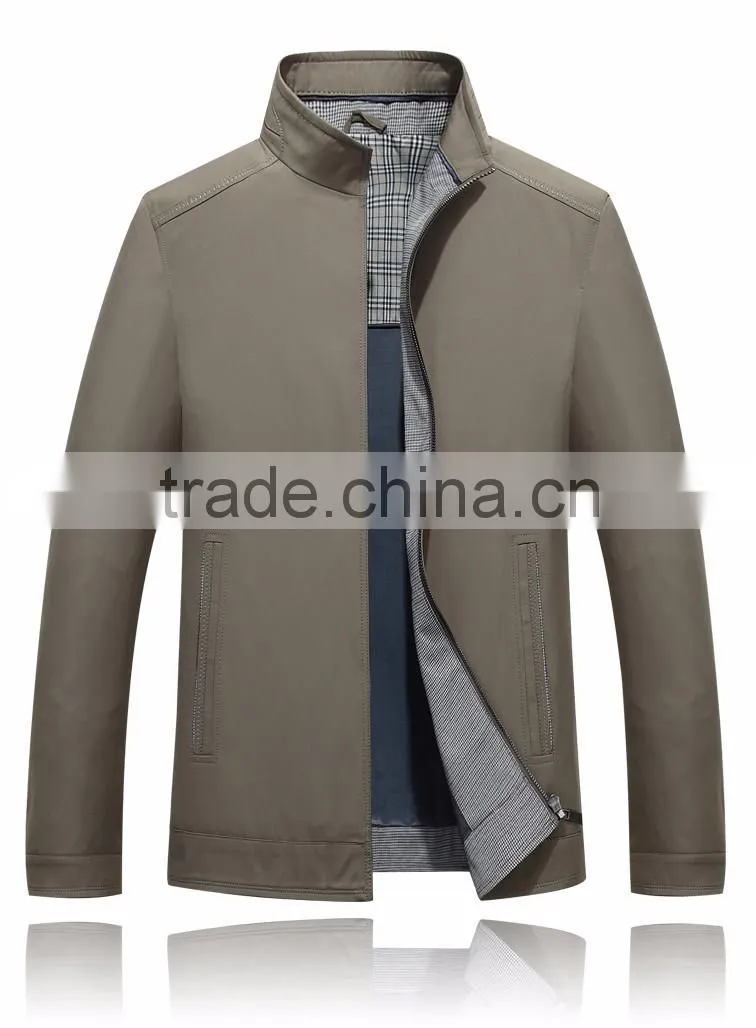 2016 new fashion fancy high quality fashion design men jackets with mandarin collar