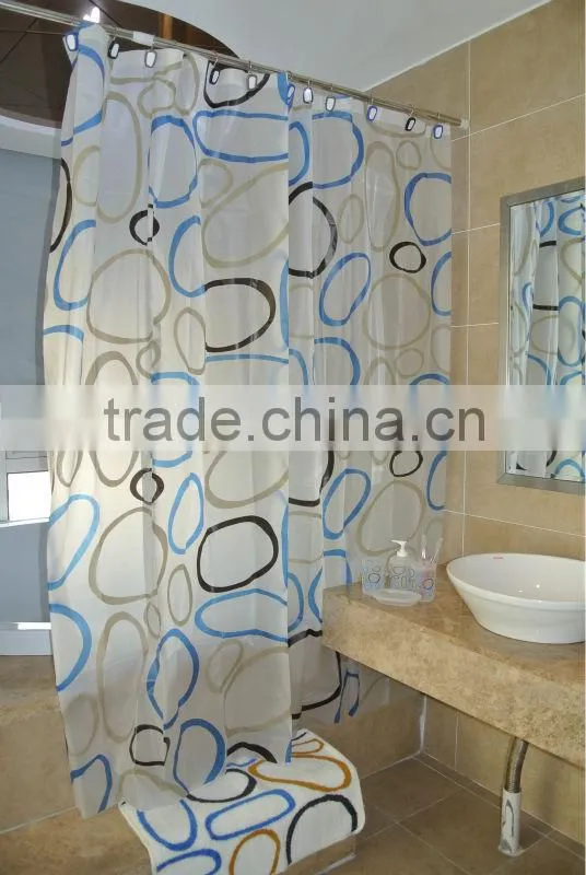 pp set and peva shower curtains