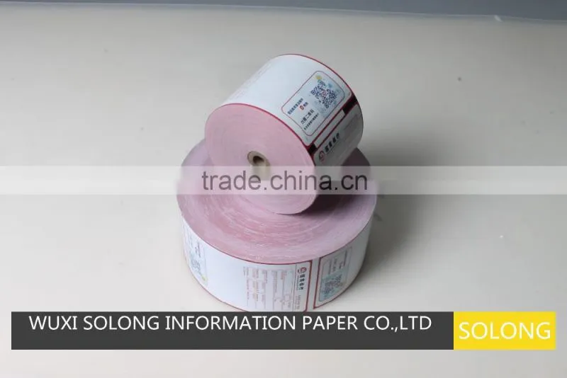 ATM receipt thermal paper roll for bank using