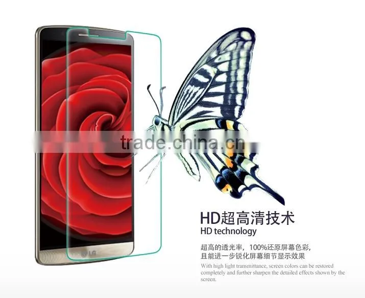 Guangzhou Suppliers 2.5D 0.3mm Tempered Glass Screen Protector For LG G3