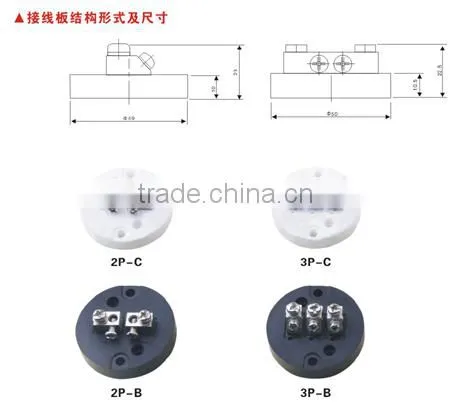 Industry Temperature Sensor Thermocouple Alluminum Junction Box 004
