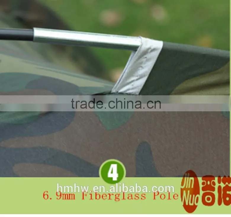 2 Persom Single Layer Double Door Camouflage Camping Tent