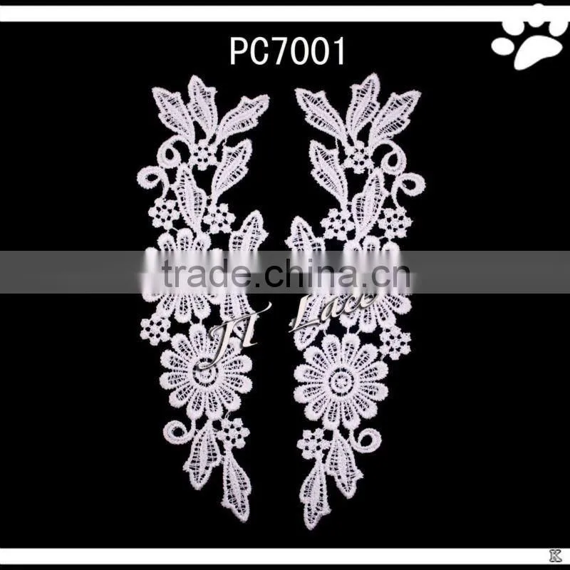 long polyester lace collar for lady front dress(PC7007)