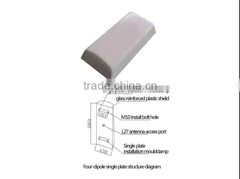 Four-dipole Plate UHF Transmitting Antenna For UHF TV Transmitter